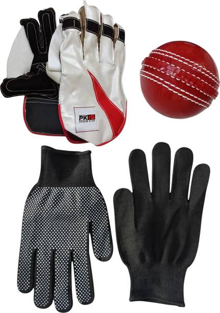 Garg Enterprises Combo Set 3 Product Wicket Keeping Gloves (Black