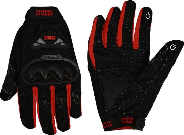 STUDDS SMG 6 Full Finger Bike Riding Gloves with Touch Screen Sensitivity Riding Gloves Riding Gloves