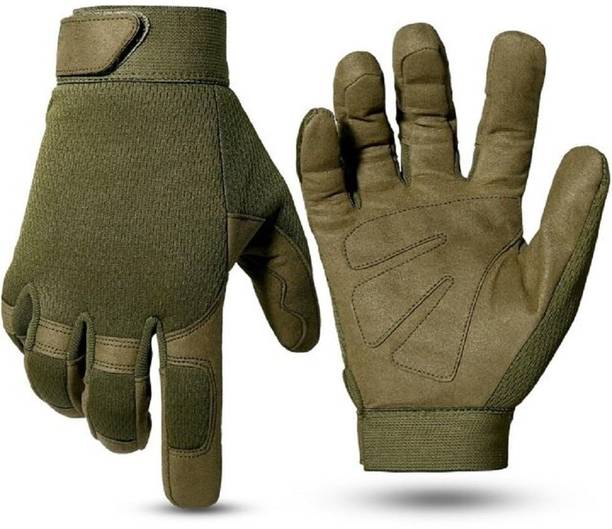 GOCART Hard Knuckle Full Finger Breathable Touch Screen Outdoor Tactical Gloves Cycling Gym & Fitness Gloves
