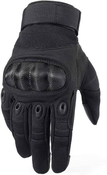 GymWar Best Gym Gloves For Men - Free Size - Black Gym & Fitness Gloves