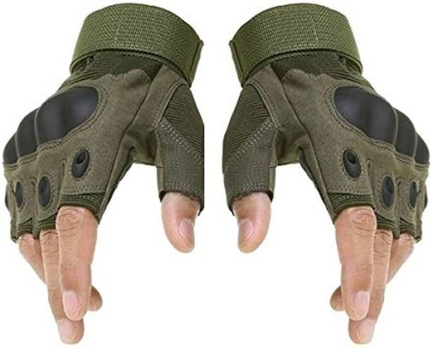 PEENAKIN Half finger knuckle gloves for cyclists, bikers ,travellers,outdoor activities Riding Gloves