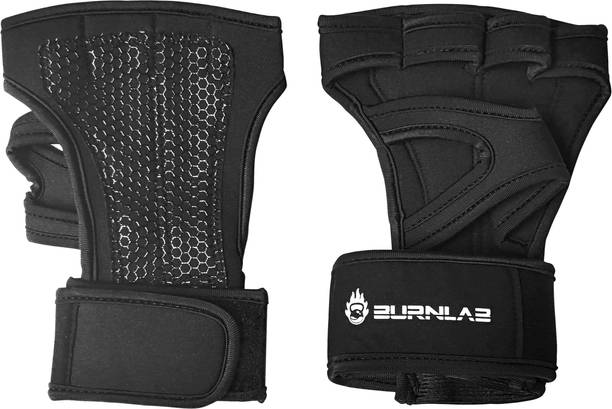 BURNLAB Weight Lifting Gloves with Wrist Support Gym & Fitness Gloves