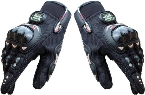JUSTIFIT Riding Equipment Motorcycle Biker Gloves For Men With Anti Slip Driving Gloves Gym & Fitness Gloves