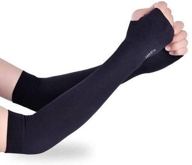 Homeistic Applience Cotton Finger Arm Sleeves/Hand Socks - UV/Sun Protection Finger Cut Arm Sleeves Gym & Fitness Gloves
