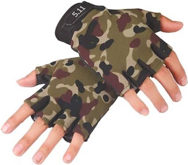 एडोनिक्स Cycling Fingerless,Gloves Breathable, Half Finger Non-Slip Shock-Absorbing साइक्लिंग के दस्ताने