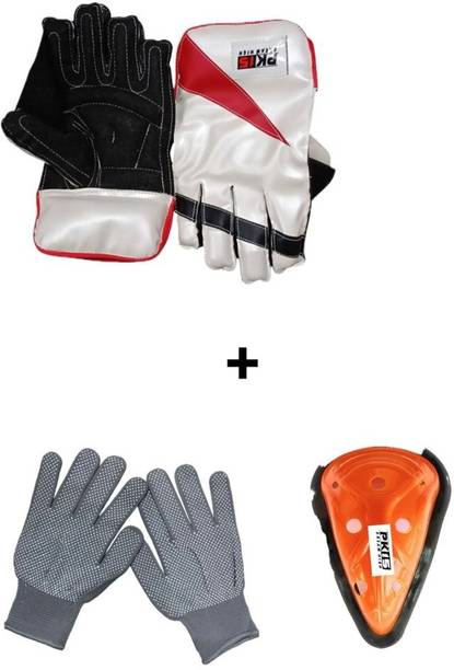 MFG Premium Wicket Keeping Gloves Set with Inner Gloves...