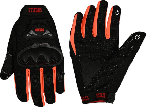 STUDDS SMG 6 Full Finger Bike Riding Gloves with Touch Screen Sensitivity Riding Gloves Riding Gloves
