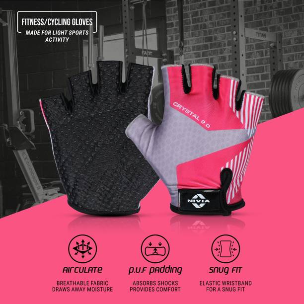 NIVIA Crystal 2.0 Fitness Glove Gym & Fitness Gloves