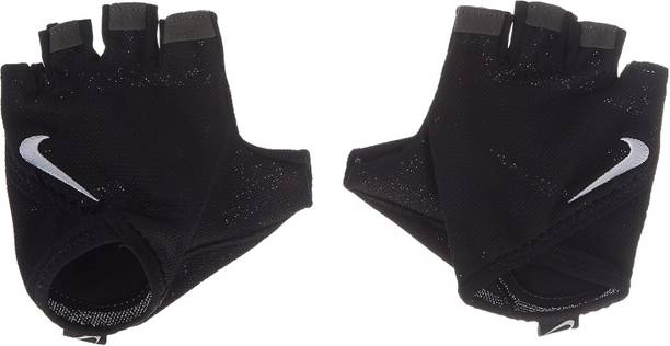 NIKE Women's Gym Fitness Gloves (Black/White) Gym & Fitness Gloves