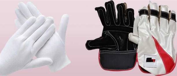 Antelope CRICKET KEEPING GLOVES AND INNER WHITE Wicket Keeping Gl