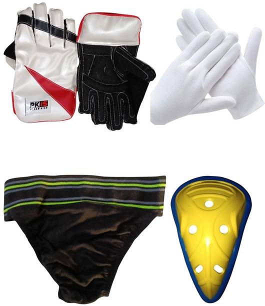 MFGF Cricket Protection Kit for Wicket Keepers Gloves, Inners &