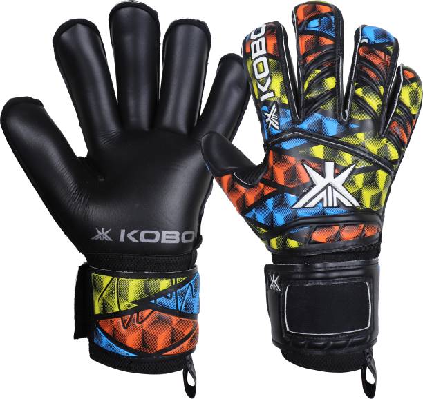 KOBO Football / Soccer Goalie Profesional German Latex GoalKeeper Gloves, Strong Grip Goalkeeping Gloves