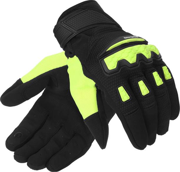 ROYAL ENFIELD Urban Hustler V2 Bike Riding Gloves | Knuckle Protection & Abrasion Resistance Riding Gloves