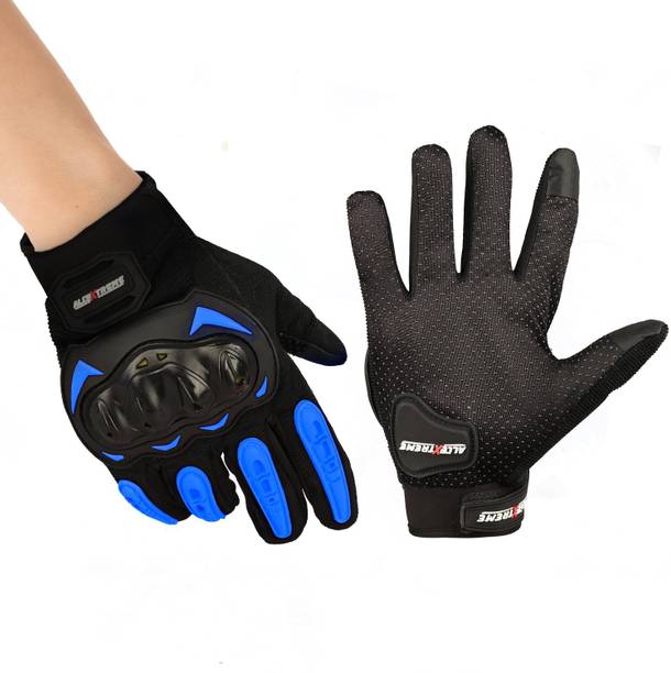ALLEXTREME Probiker Full Finger Motorcycle Riding Gloves with Hard Knuckle Riding Gloves