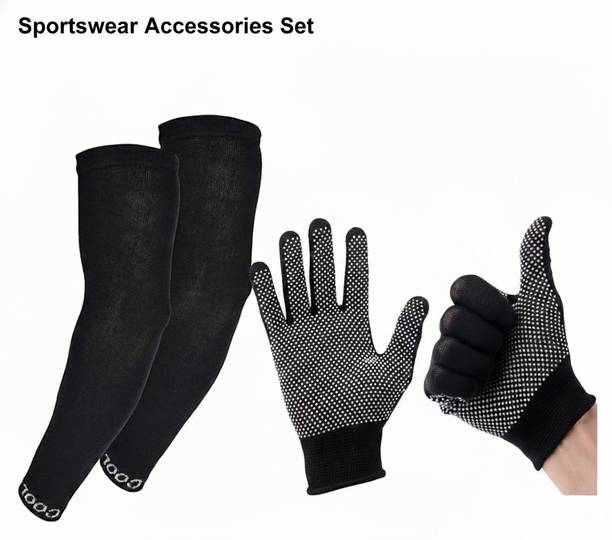 PIRENE 2-in-1 Compression Arm Sleeves & Breathable Non-Slip Perfo