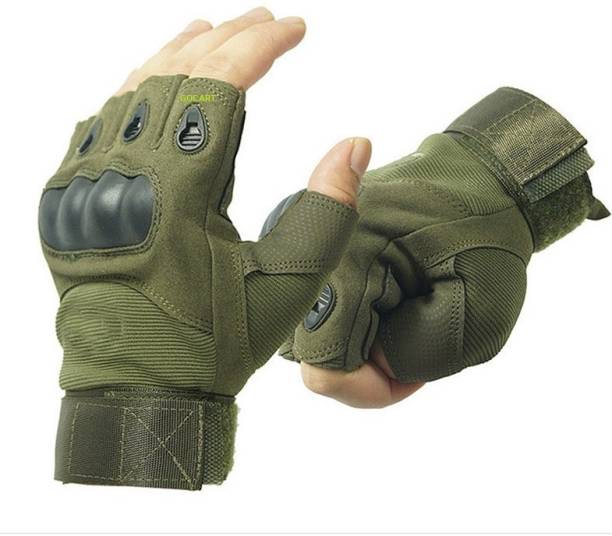 GOCART Half Finger Tactical Gloves Military Army Shooting Hunting Climbing Cycling Gym & Fitness Gloves
