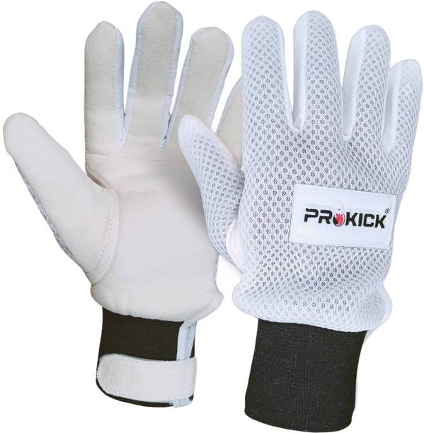 Prokick Test Wicket Keeping Leather & Cotton Inner Gloves
