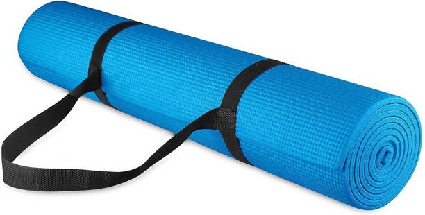 SMTR Non-Slip Yoga Mat-Perfect Grip for All Levels Thickness 4mm | Blue 4 mm Yoga Mat