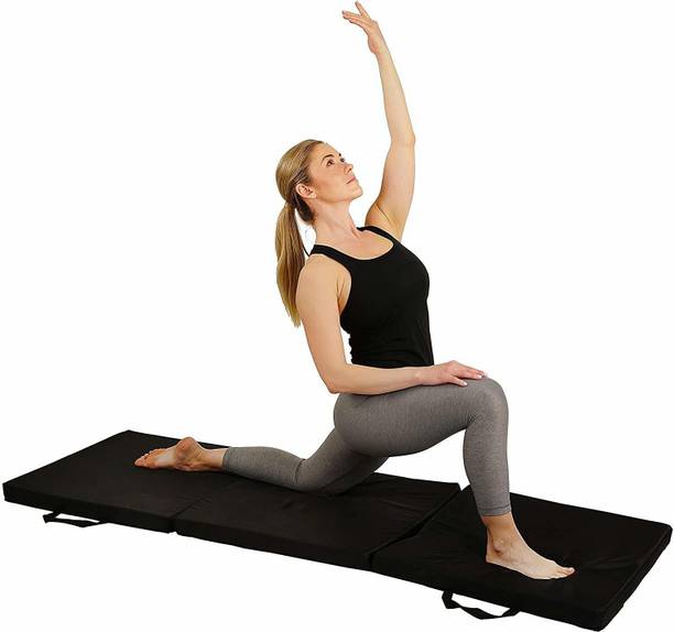 IRIS High Destiny Foam Foldable 180 cm X 60 cm X 50 mm Gymnastic Mat Black 50 mm Gymnastic Mat