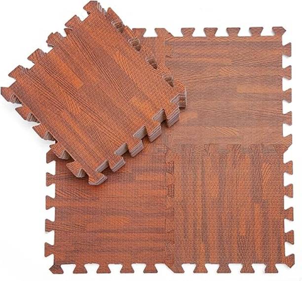 CAREOPETA Interlocking Mat Wood Exercise Gym Equipment Mat Interlock Floor Tiles Mat(1Pc) 10 mm Gymnastic Mat