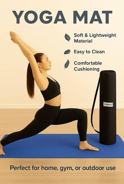 Aayan Yoga Mat Blue 4-5 mm Yoga Mat