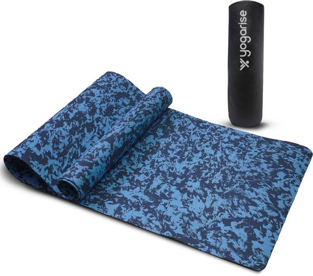 Yogarise 6mm Anti-Skid Yoga Mat with Carry Bag For Home Gym & Outdoor Workout Multicolor 6 mm Yoga Mat