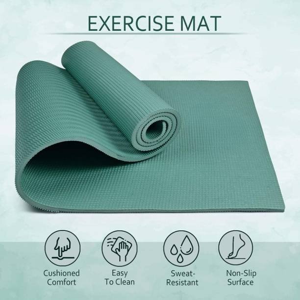 Green Glow Sports EVA Material Yoga Mat for Men, Women and Kids 6 mm Yoga Mat