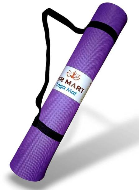 laxmi traders GR YOGA_new Purple 4 mm Yoga Mat