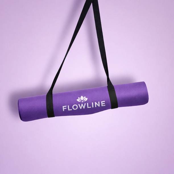 Flexura Yoga Mat For Men Women 4MM Workout Exercise Mat For Men Women Gym Mat For Floor 4 mm Yoga Mat