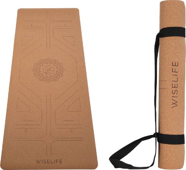 Wiselife Alignment Pro, Cork & Natural Rubber 5 mm Yoga Mat