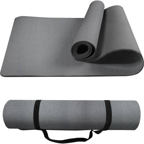 SLOVIC Yoga Mat EVA | Mat with Carry Strap | 6 mm Thickness | Thick Mat | Non-Slip Mat 6 mm Yoga Mat