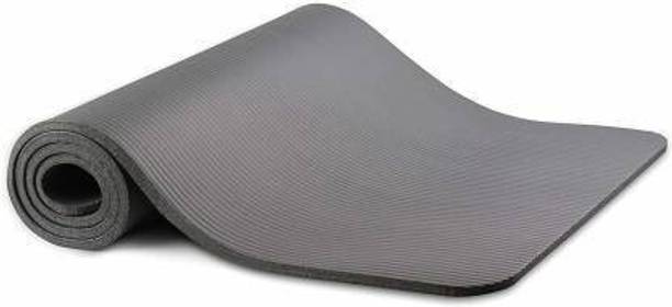 Creativo Exercise Gym & Yoga Mats 6 mm Grey For Men & Women Black 6 MM mm Yoga Mat