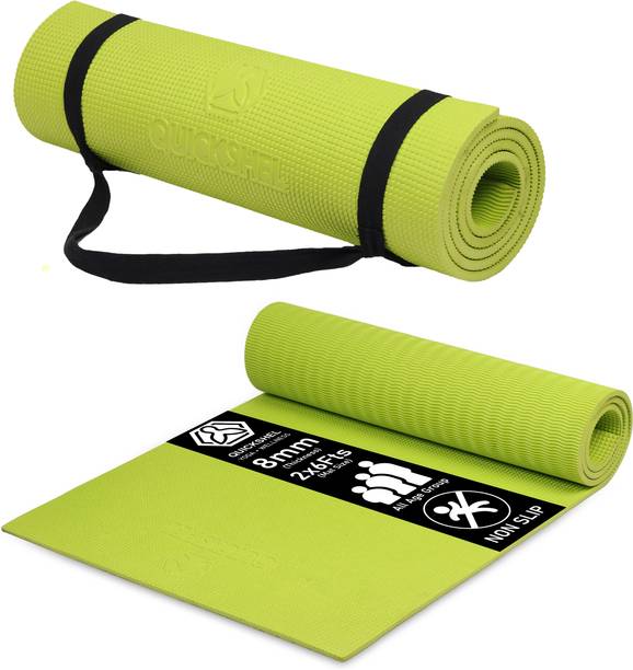 Quick Shel YOGA MAT Green 6 mm Yoga Mat