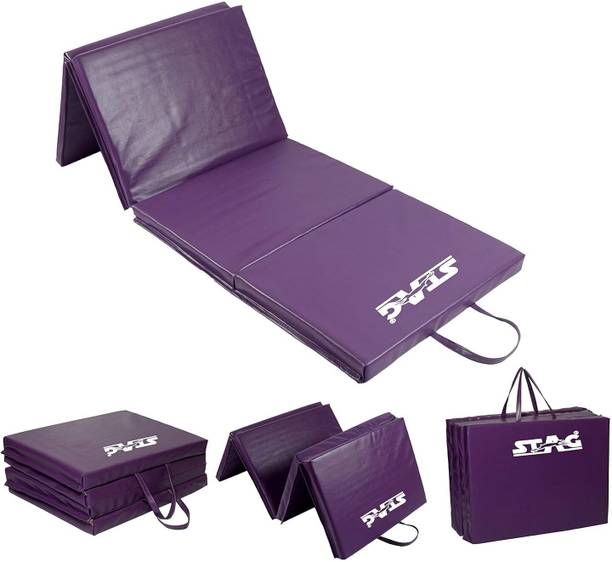 Stag iconic Multi-Purpose Foldable Fitness MAT 180 CM X 60 CM X 30 MM 30-mm mm Exercise & Gym Mat
