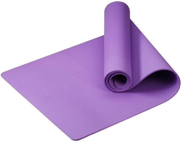 Taido Yoga Mat Eva Material 4mm for Workout & Fitness–Easy To Fold-Soft Material Purple 4 mm Yoga Mat