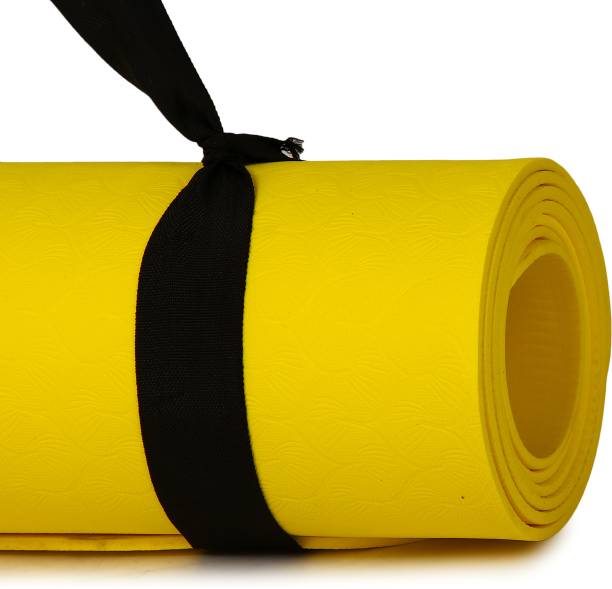 crown cult yoga mat 4mm yellow 4 mm Yoga Mat