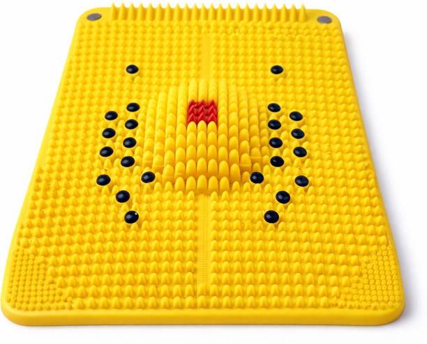 Eagle Mark Accupressure mat for blood circulation and pain relief Yellow 3 mm Accupressure Mat
