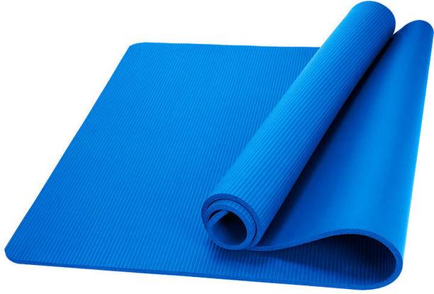 SMTR Anti-Skid Exercise Mat with Carry Bag for Home Gym, Outdoor Workout Blue 4 mm Yoga Mat