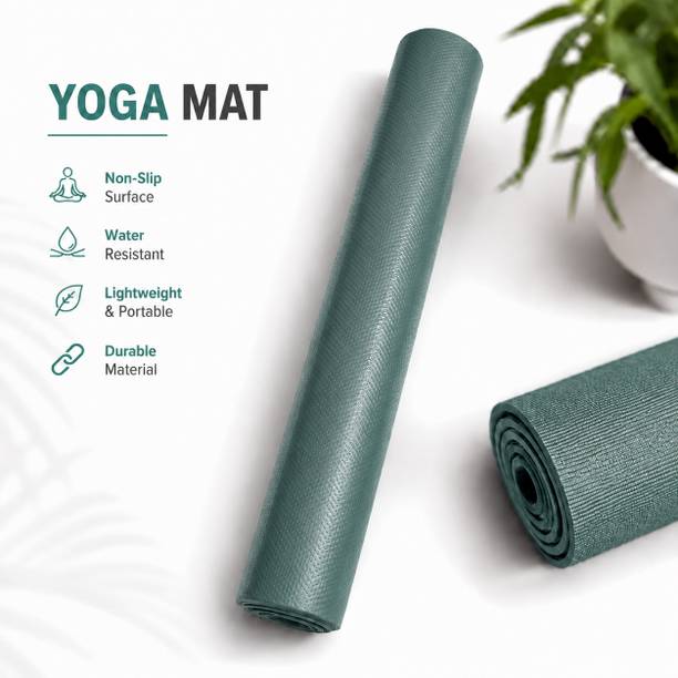 THEZYROFIT TZF_YOGA_MAT_PURPLE Green 4 mm Exercise & Gym Mat