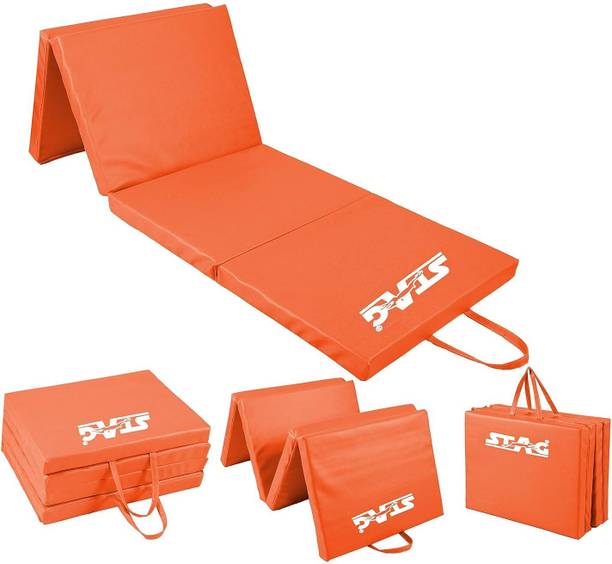 Stag iconic High Density Foam Foldable Tumbling Fitness Grey 40 MM mm Exercise & Gym Mat