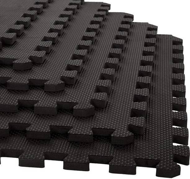 Unifit Baby Interlocking Play Mats for Crawling & Playing, Mat for Kids PO 12, Black Black 12 mm Exercise & Gym Mat