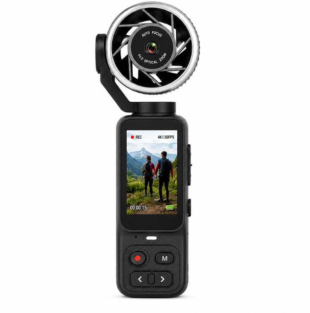 GUPTAVISION Portable Fan Camera with Full HD 1080P Recording, 180° Rotation & Re