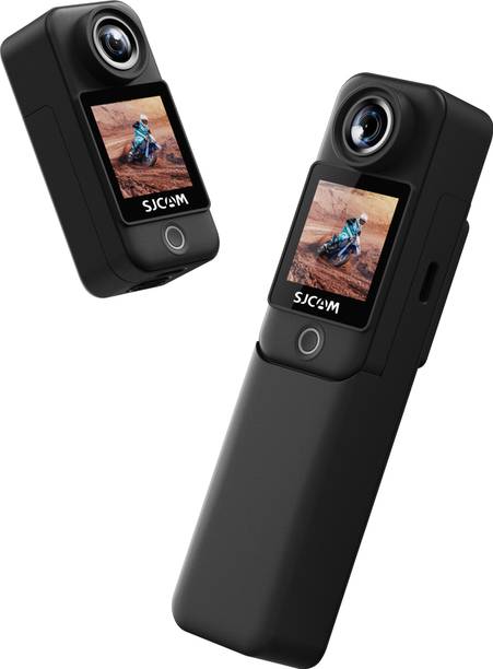 SJCAM C300 4K 30fps 6axis gyro|1.33 Dual Touch Screen| 6 hrs recording | 30M Waterproof Sports and Action Camera  (Black, 20 MP)