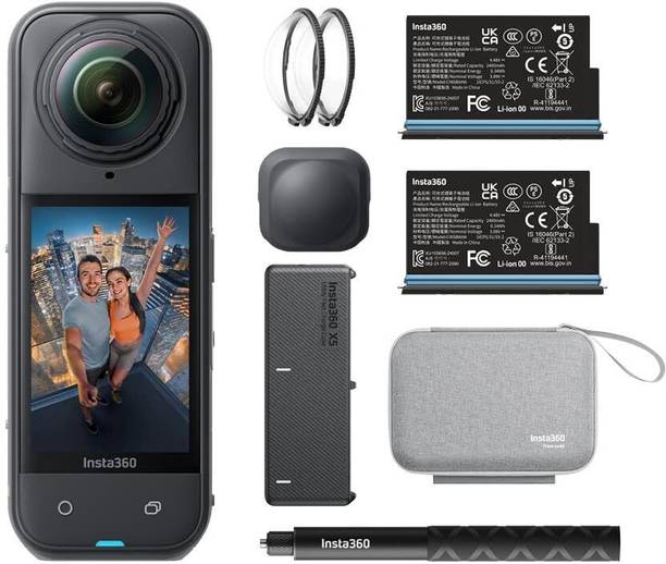 Insta360 X5 Essentials Bundle Sports and Action Camera