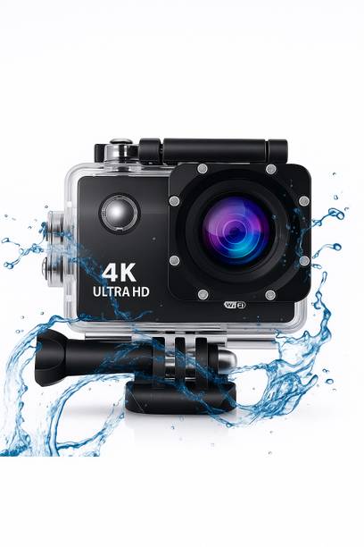 DJICAM SnapHero Action Camera | Waterproof 30M | Ultra Wide Lens | Pro Mount Kit Sports and Action Camera