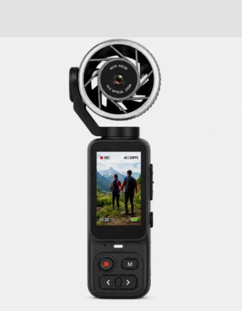 AUTOXCELL 4K Portable Sports Action Camera With Fan For Vlogging 4K Ultra HD 30F