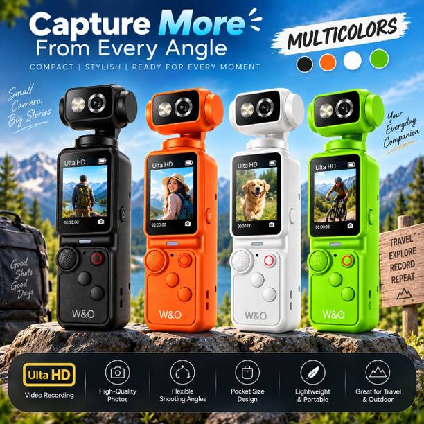 TEYON POCKET CAMERA Pro ultra HD camera with 270° Rotating lens Sports and Action Camera