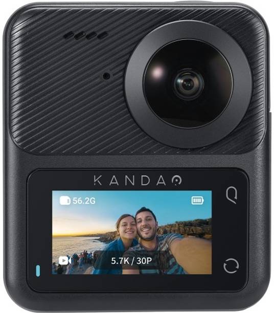 Kandao Qoocam3 360° Action Camera, 4k/60Fps Video, Super Steady, Waterproof Camera Sports and Action Camera