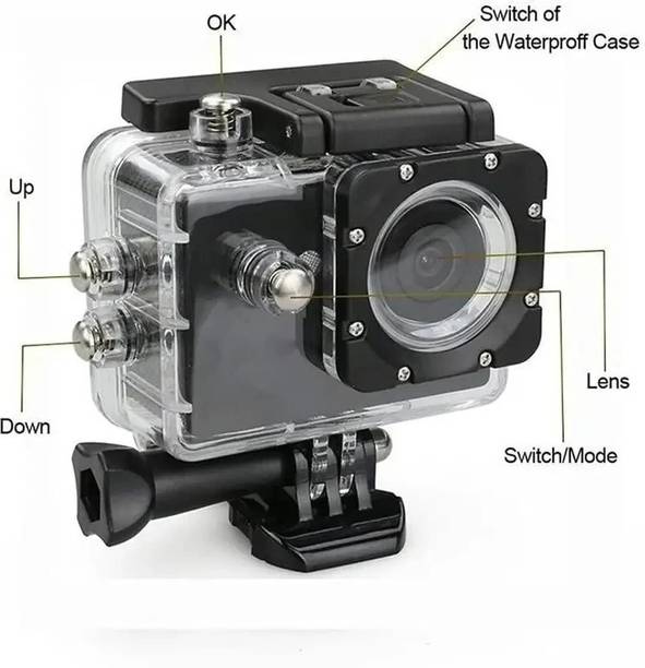 Xilecam Action camera Action Camera 4k16MP Wifi 30M Waterproof Action Camera Spo