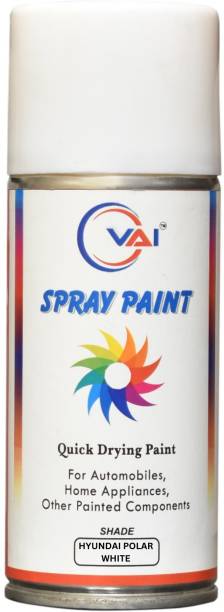 VAI Spray Paint Can Compatible for HYUNDAI POLAR WHITE For Venue, Creta, Grand i10, i20,Verna,Xcent, Aura, Santro Spray Paint 225 ml